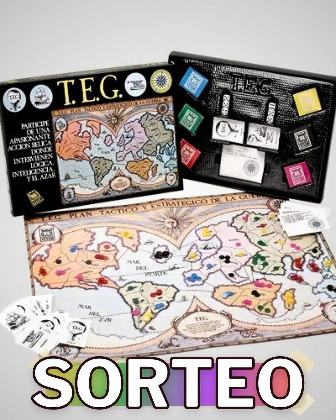 ‼️ SORTEAMOS 1 TEG DE LA MANO DE @yetemjuegos 

👉🏻Para participar tenes que:
1. Seguir a @yetemjuegos 
2. ⁠Seguirnos a nosotros @frecuenciazerofm 
3. ⁠Responder en comentarios ¿Qué tan bueno sos jugando al TEG? (Mientras mas comentarios, mas chances de ganar)

🚨El ganador/a será elegido el jueves 4/12
#teg #juegodemesa #sorteo #radio #yetem