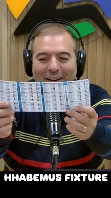 Ya tenemos uestro FIXTURE reglamentario y hay que agradecerle a @gydbillard