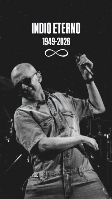 Indio eterno 🖤 

Gracias por tanta música y enseñanza ♾️