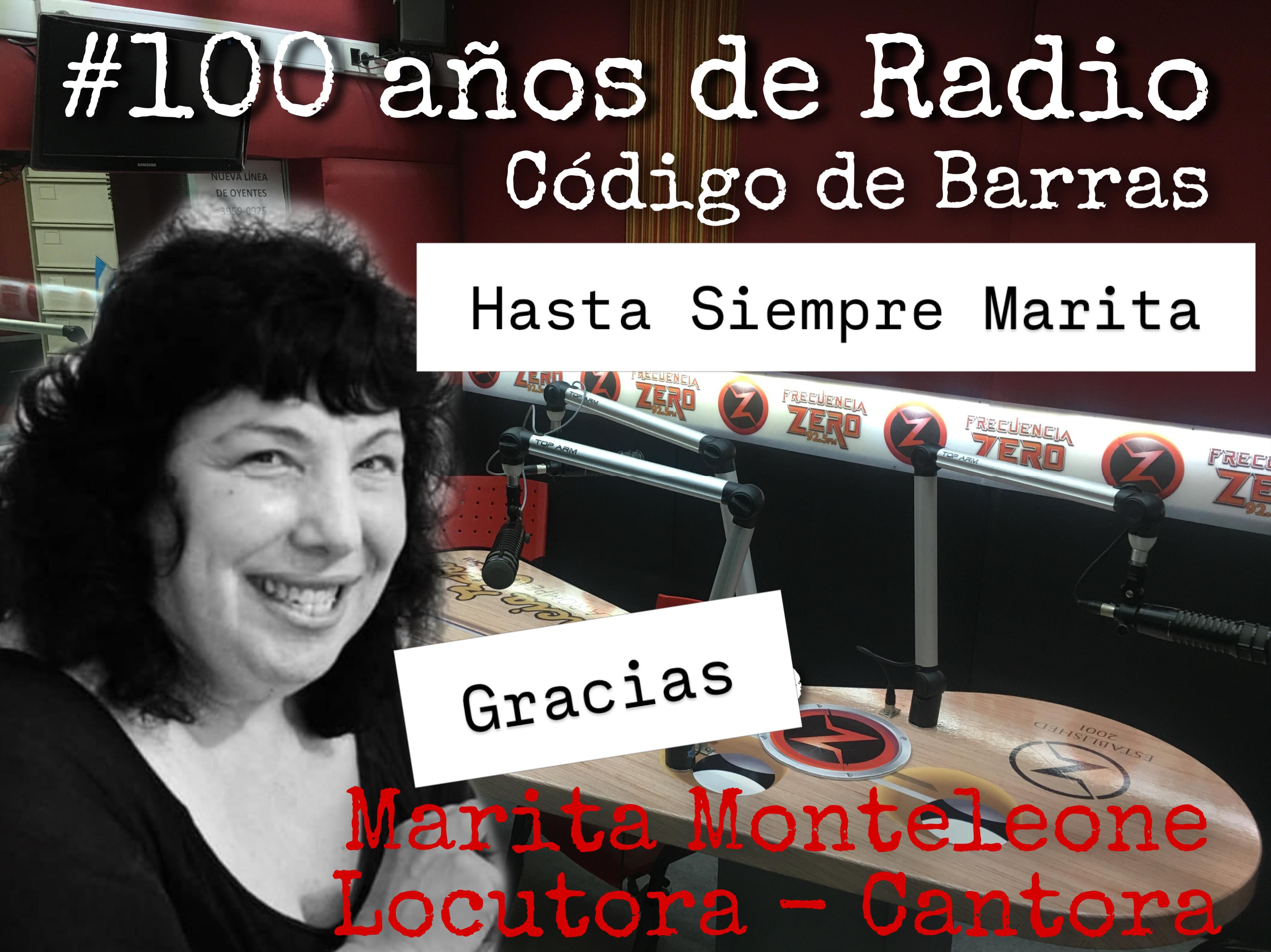 Hasta siempre Marita… Gracias por compartir tu historia con la radio