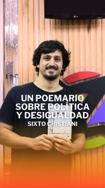 🗣️"Este poemario viene a generar un poco de bronca”

🚨@sixtocristiani pasó por #CódigodeBarras

📍El urbanista presentó su libro “Mano Negra” y habló de la problemática de la desigualdad en la Argentina. 

🔴 Encontrá la entrevista completa en Youtube. ¡¡No te la pierdas!!
 
#sixtocristiani #desigualdad #poesia #politica #libro