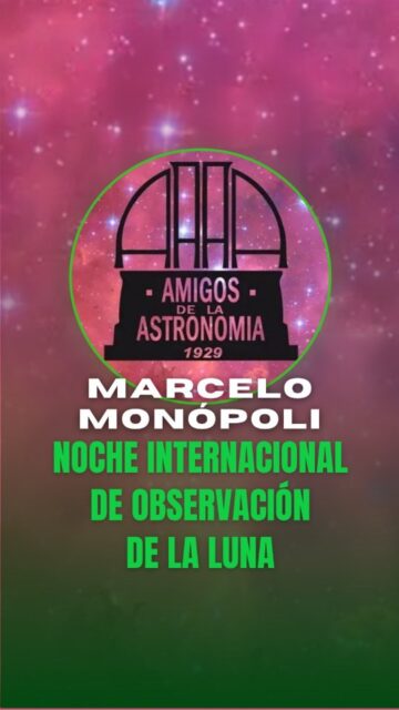 Hablamos con Marcelo Monópoli, miembro de la @asaramas , sobre un evento que se realizará el sábado 19 de septiembre en avenida Patricias Argentinas 550: La Noche Internacional de Observación de la Luna. 

Un festejo impulsado por la @nasa 🚀 que invita a personas de todo el planeta a contemplar, conocer y celebrar a nuestro satélite natural 🌔, y en nuestro país dicha asociación nos invita a pasar una noche bajo las estrellas de forma gratuita. Además, podés colaborar voluntariamente con un alimento no perecedero que será donado a la ONG Viandas Vasados.

🎧 Escuchá Salí de ahí 📻 de 🗓 lunes a viernes de 1️⃣4️⃣ a 1️⃣7️⃣ hs

📲 WhatsApp ➡️ 1️⃣1️⃣ 4️⃣0️⃣9️⃣4️⃣ 7️⃣1️⃣0️⃣0️⃣

💻 https://frecuenciazero.ar/

#luna #nasa #espacio #amigos #estrellas