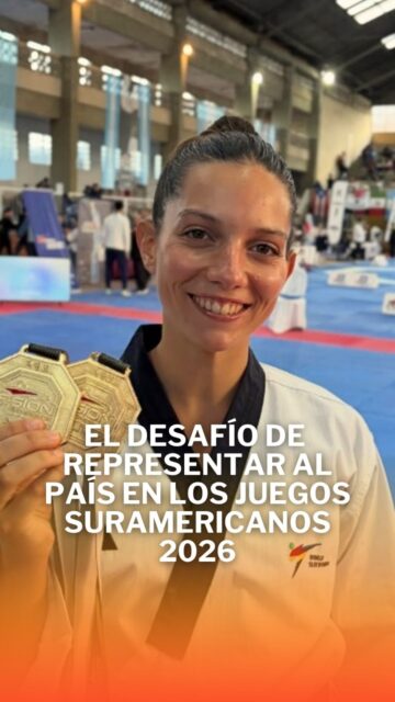 🗣️"Trabajamos mucho por el podio"

🚨@clariansedes pasó por #CódigodeBarras

📍 La taekwondista argentina, habló en la previa de su competencia en la categoría Poomsae en los #JuegosSuramericanos de #SantaFe2026 🥋
 
🔴 Encontrá la entrevista completa en Youtube. ¡¡No te la pierdas!!
 
#juegossuramericanos2026 #santafe2026 #taekwondo
