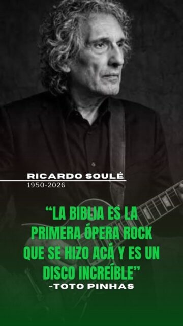 En un día signado por la partida de Ricardo Soulé, el guitarrista Toto Pinhas habló sobre la obra de Vox Dei.

 En Salí de Ahí hablamos con Toto Pinhas, guitarrista de la banda tributo @ecostributoapinkfloyd , que este sábado se presentará en el Parque Avellaneda a partir de las 18hs. 

🎧 Escuchá Salí de ahí 📻 de 🗓 lunes a viernes de 1️⃣4️⃣ a 1️⃣7️⃣ hs#

Pedí la nota completa y te la enviamos por md

#voxdei #homenaje #salideahi #musico