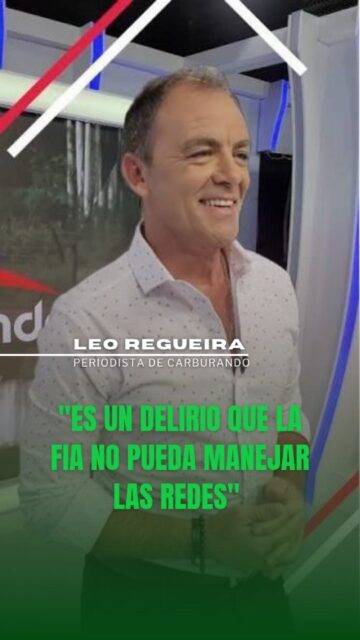 "ES UN DELIRIO QUE LA FIA NO PUEDA MANEJAR LAS REDES"
La palabra de @regueiraleo , periodista de Carburando, que dialogó con Salí de Ahí, para analizar los motivos del mensaje que lanzó en sus redes sociales Franco Colapinto, donde le pide a sus fans que lo ayuden y bajen las agresiones.
El especialista confirmó que la casa madre del automovilismo no sabe cómo lidiar con las redes sociales y sentenció "hay que ayudar a Franco, lo está pidiendo"

#colapinto #f1 #salideahi #hate #argentina🇦🇷