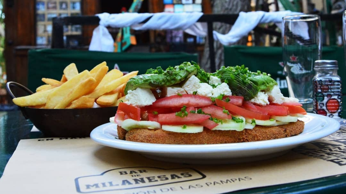 Un sándwich de milanesa argentino en búsqueda del Récord Guinness