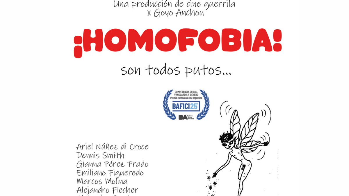 Goyo Anchou presenta ¡Homofobia! en el Gaumont