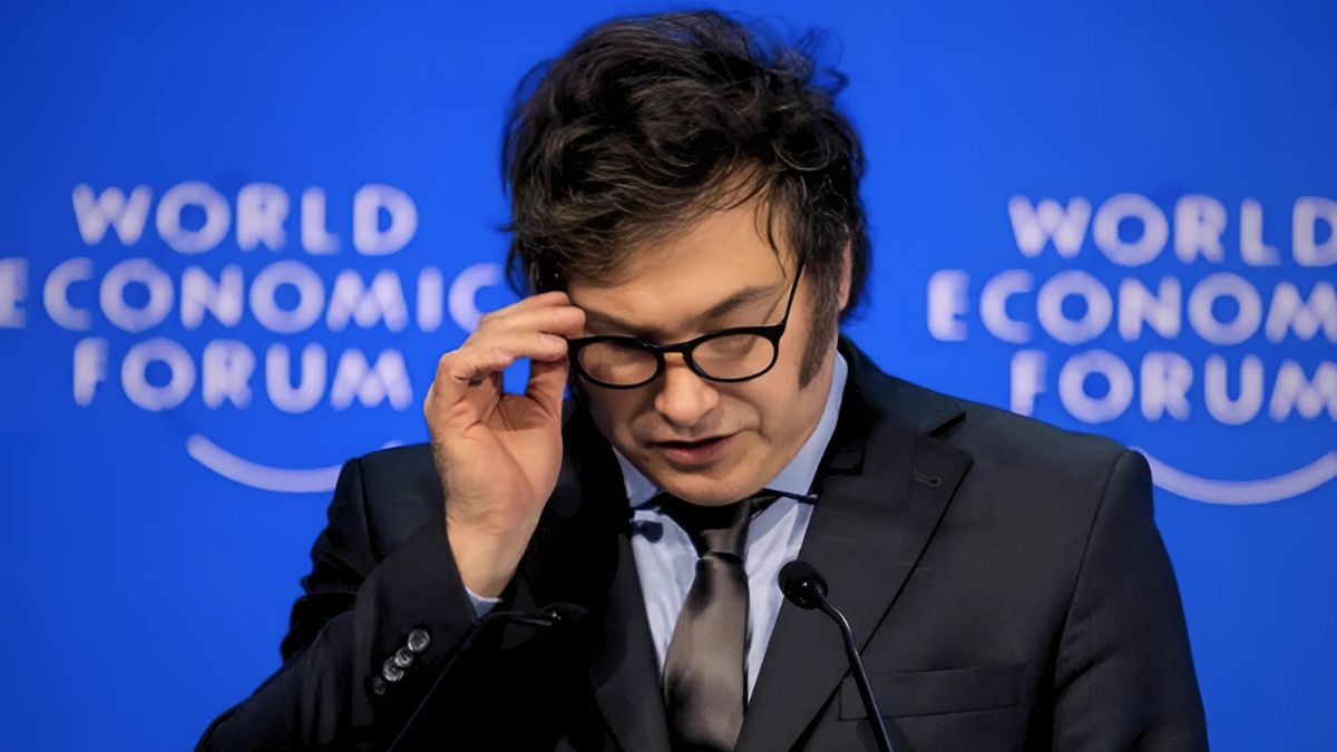 Las declaraciones de Javier Milei en Davos que reavivaron la protesta local