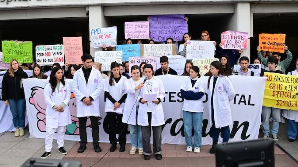 El Garrahan impactó en la imagen digital de Milei